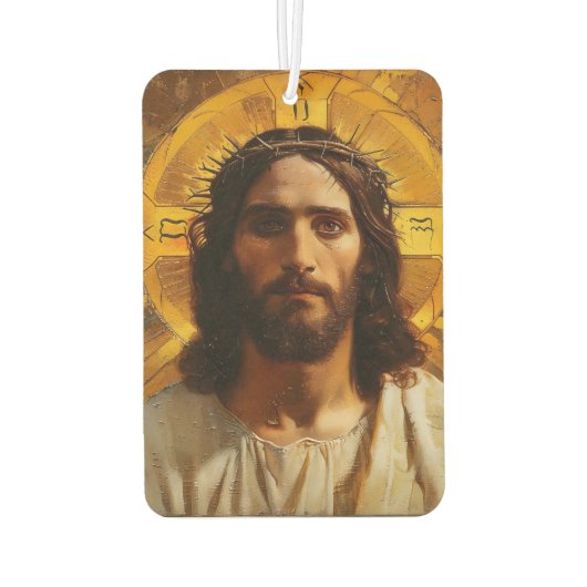 Jesus Gold Religious Luchtverfrisser (Achterkant)