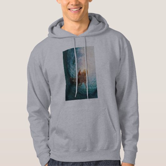 Jesus golf hoodie (Voorkant)