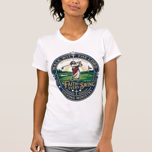 Jesus Golf Shirt Gebedsgebaseerd ontwerp_1 (Voorkant)