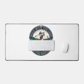 Jesus Golf Shirt Gebedsgebaseerd ontwerp_1 Bureaumat (Keyboard & Muis)