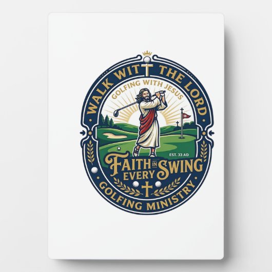 Jesus Golf Shirt Gebedsgebaseerd ontwerp_1 Fotoplaat (voorkant)
