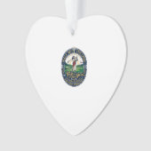 Jesus Golf Shirt Gebedsgebaseerd ontwerp_1 Ornament (voorkant)