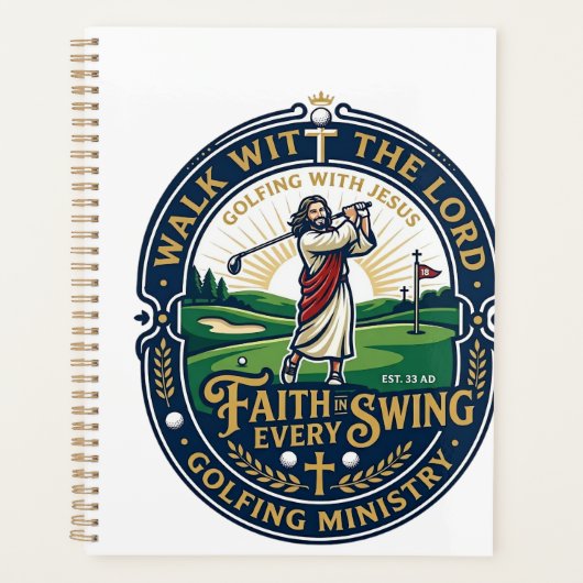 Jesus Golf Shirt Gebedsgebaseerd ontwerp_1 Planner (Voorkant)