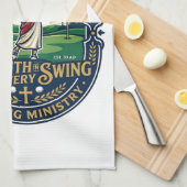 Jesus Golf Shirt Gebedsgebaseerd ontwerp_1 Theedoek (Quarter Fold)