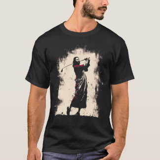 Jesus Golfer Grappige Christelijke Religieuze Golf T-shirt