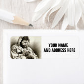 JESUS GOOD SHEPHARD RETOURADRES LABELS (Insitu)