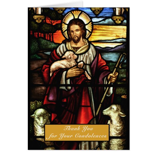 Jesus Good Shepherd Kathokatholieke begrafenisgebe (Voorkant)