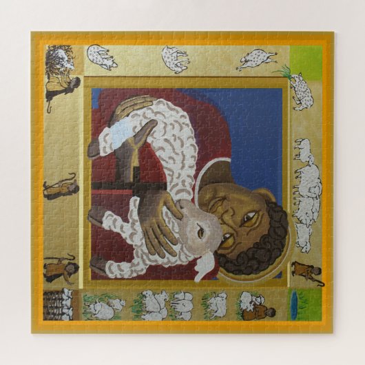 Jesus Good Shepherd Legpuzzel (Horizontaal)
