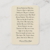 Jesus Good Shepherd Religieuze Gebed Plaatskaartje (Achterkant)