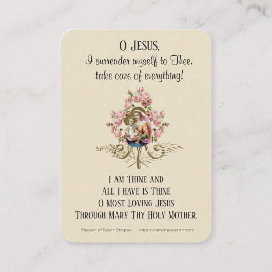 Jesus Good Shepherd  Religieuze Gebed Plaatskaartje (Achterkant)