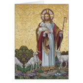 Jesus Good Shepherd Religieuze Mosaic (Voorkant)