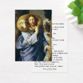 Jesus Good Shepherd Souls in purgatory Prayer Visitekaartje (Bureau)
