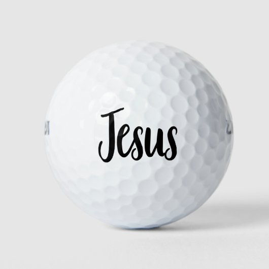 Jesus Gospel Graphics Aesthetische Christelijke ci Golfballen (Voorkant)