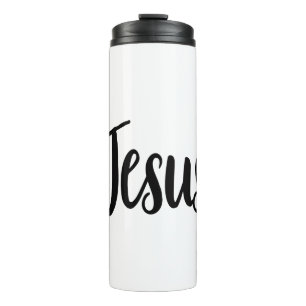 Jesus Gospel Graphics Aesthetische Christelijke ci Thermosbeker