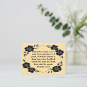 Jesus Gospel Tract Card Visitekaartje (Staand voorkant)