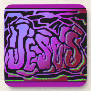 Jesus Graffiti past het aan Bier Onderzetter