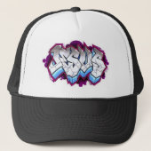 jesus graffiti trucker pet (Voorkant)