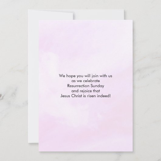 JESUS GREATEST LOVE STORY Logo QR Code EASTER Kaart (Achterkant)