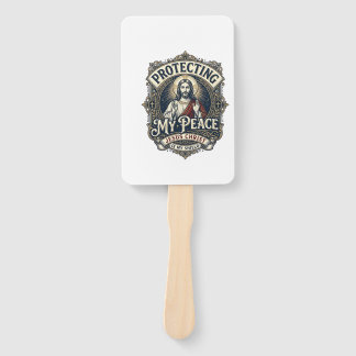 Jesus Grenzen Zelfrespect T-shirt Op geloof gebase Handwaaier