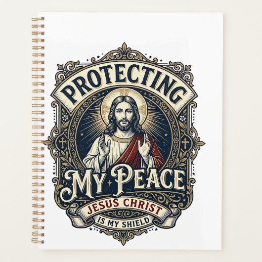 Jesus Grenzen Zelfrespect T-shirt Op geloof gebase Planner (Voorkant)