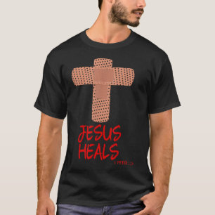 JESUS GYNEELT christelijk kruis verpleegster moede T-shirt