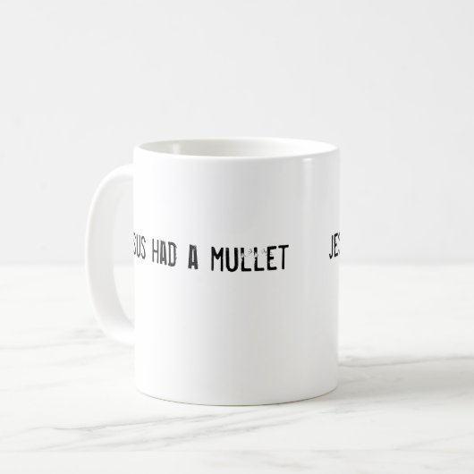 Jesus had een verticale raamstijl koffiemok (Voorkant links)