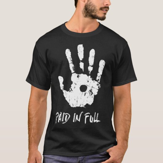 Jesus Hand Print betaald in het Christelijke geloo T-shirt (Voorkant)