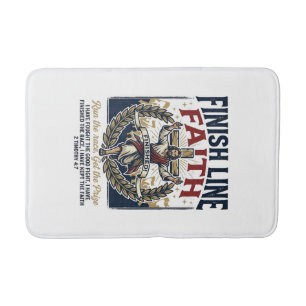 Jesus hardloopmarathon vintage T-shirt christelijk Badmat