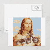 Jesus Harley Love Briefkaart (Voorkant / Achterkant)