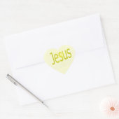 Jesus Hart Sticker (Envelop)