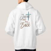 Jesus Has My Back  Hoodie (Achterkant)