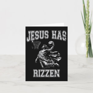 Jesus Has Rizzen  90s Funny Jesus beroemd gemaakt  Kaart