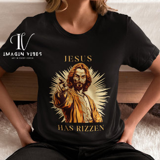 Jesus Has Rizzen Shirt - wijzen op Jesus T-Shir