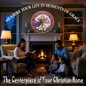 Jesus He Is Risen Floral Grote Klok