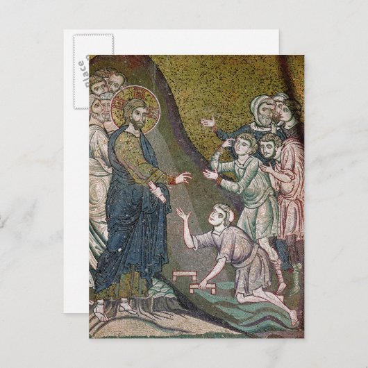 Jesus Healing the Crippled and the Blind Briefkaart (Voorkant / Achterkant)