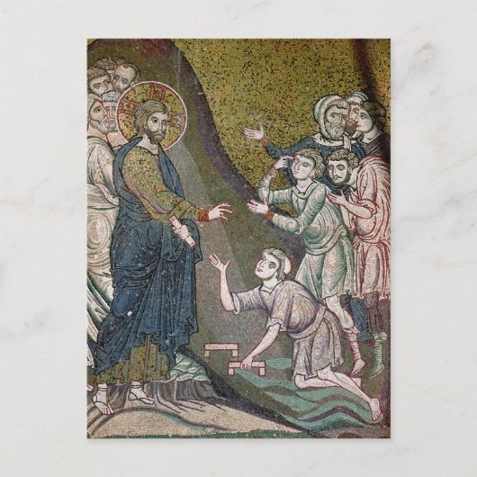 Jesus Healing the Crippled and the Blind Briefkaart (Voorkant)
