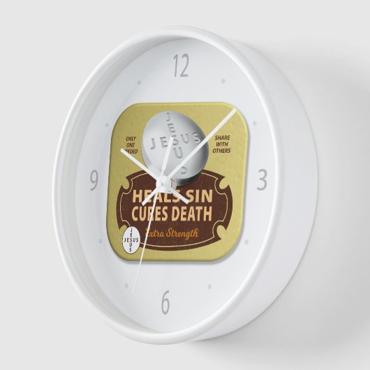 Jesus Heals Cures Pil - Grappig Christelijk Geloof (Hoek)