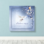 Jesus Heals Premium Wrapped Canvas (gloss) Afdruk (Insitu (Houten vloer))