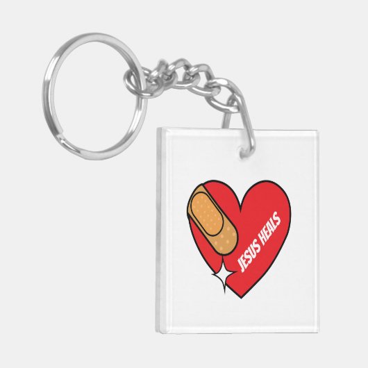 Jesus Heals Sleutelhanger (Voorkant Links)