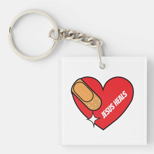 Jesus Heals Sleutelhanger (Voorkant)