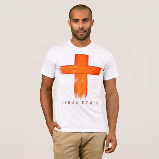 Jesus Heals T-shirt (Voorkant volledig)