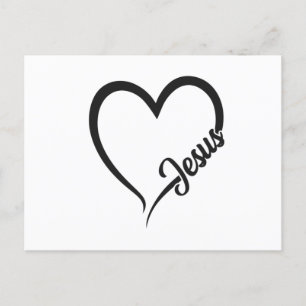 JESUS HEART AANKONDIGINGSKAART