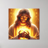Jesus Heart in My Hands Canvas Print Picture 2 (Voorkant)