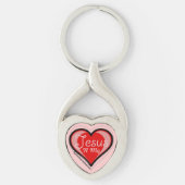 Jesus Heart Sleutelhanger (Voorkant)