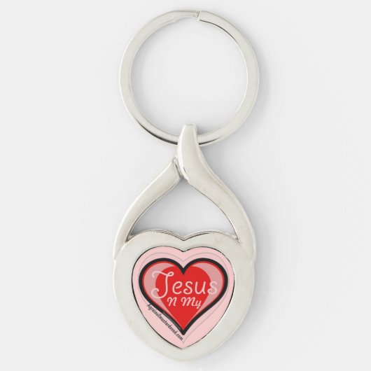 Jesus Heart Sleutelhanger (Voorkant)
