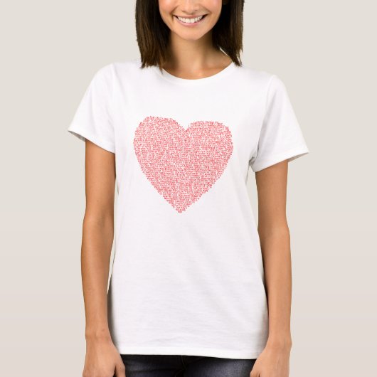 Jesus Heart T-Shirt - Inspirerend kleding (Voorkant)