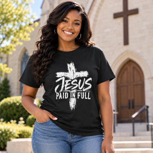 Jesus Heeft Alles Betaald Spijkers Kruis Vergelijk T-shirt