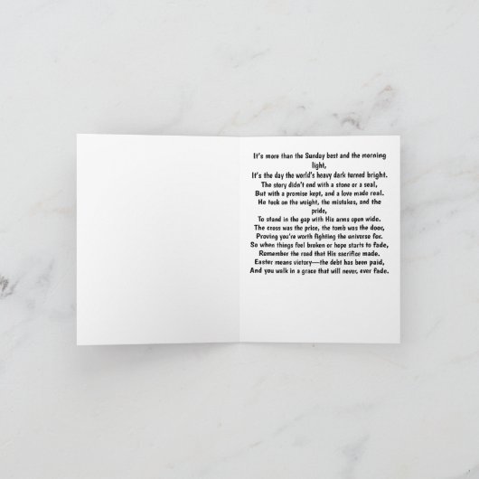 Jesus Heeft Betaald Kaart (Binnen)