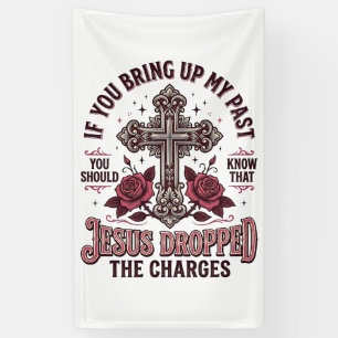 Jesus Heeft De Aanklachten Ingetrokken Vintage Kru Spandoek