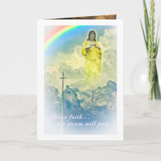 JESUS HEEFT HET STORM GESPROKEN KAART (Voorkant)